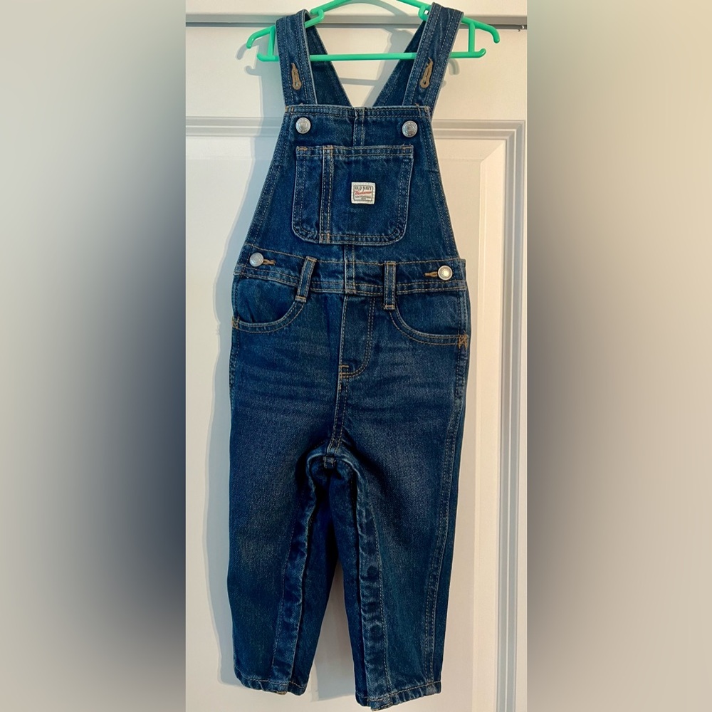 Unisex Baby Denim Overalls